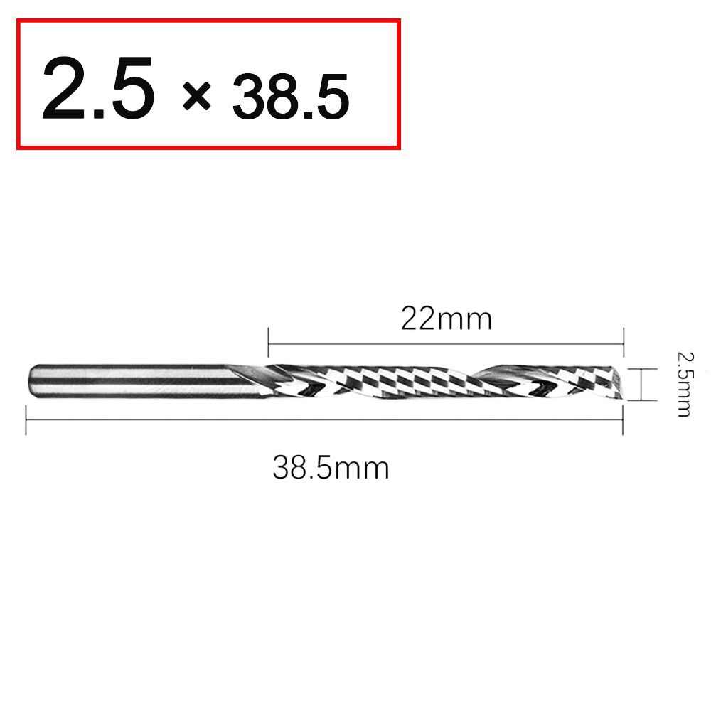 Aluminum Cutting Tool End Mill Cutter Bits Single Flute End Mill Woodworking Tools Mill Cutter