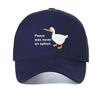 Sudadera Hombre Peace Was Never An Option Goose Men Hat Unisex Untitled Goose Games Funny  Adventure Casual Baseball Cap Hats