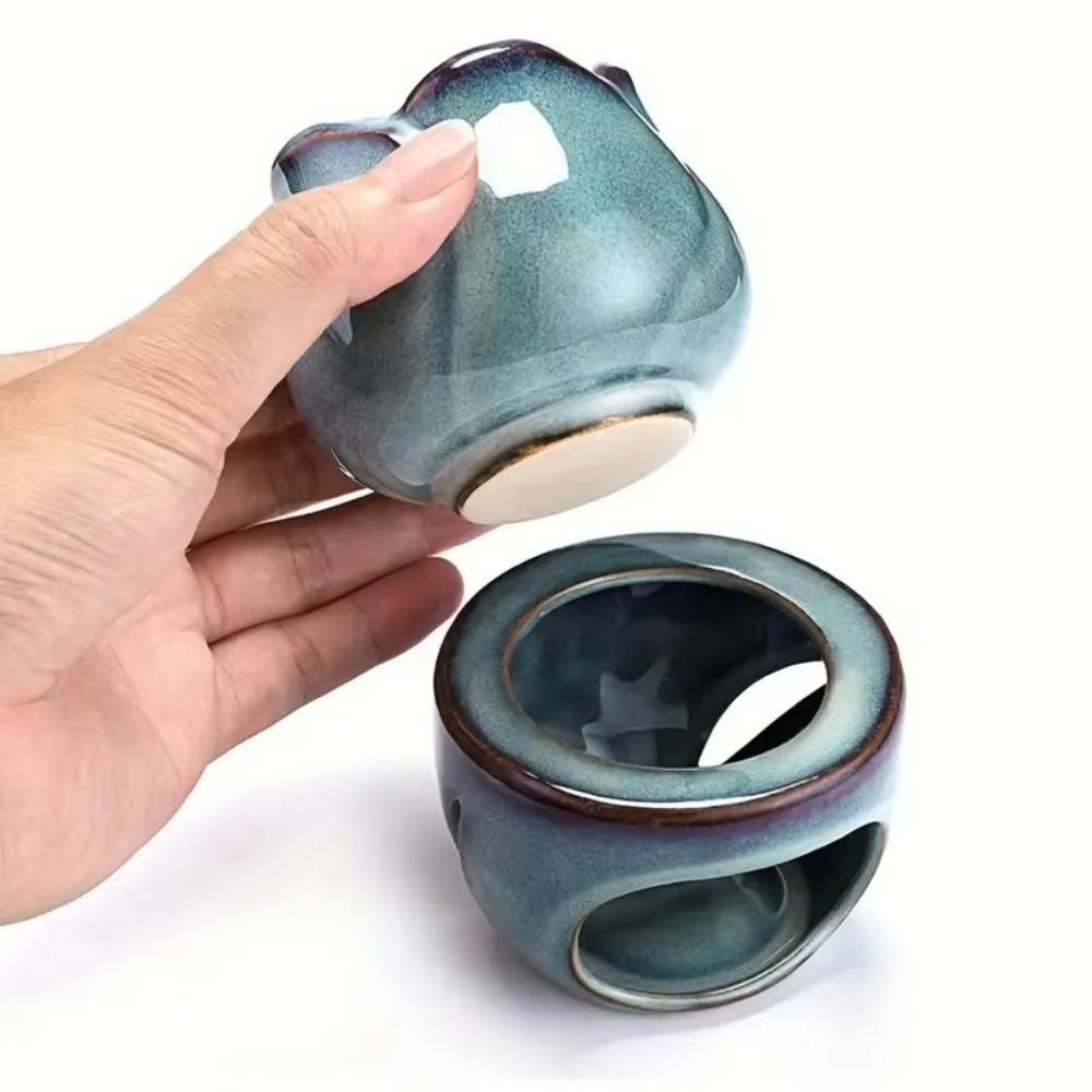 Tulip Shape Ceramic Oil Diffuser Exquisite Wax Melt Burners Essential Oil Burner  Office
