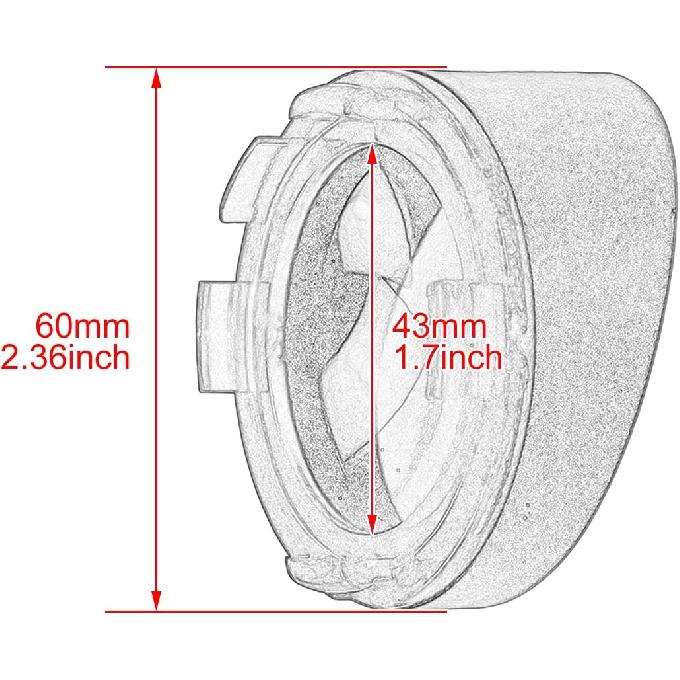 HDBUBALUS Smoked Turn Signals Lens Cover Visor Bezels Light Covers Indicators Lens Fit for Harley Touring FLHX Sportster Softail Dyna Gloss Black