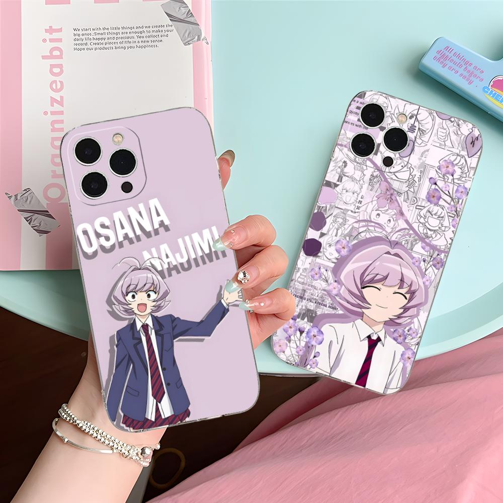 Anime Najimi Osana Mobile Phone Case for iPhone 17 16 15 14 13 12 11 X XR XS Air Pro Max Plus Mini Clear Colorful Cover Pretty