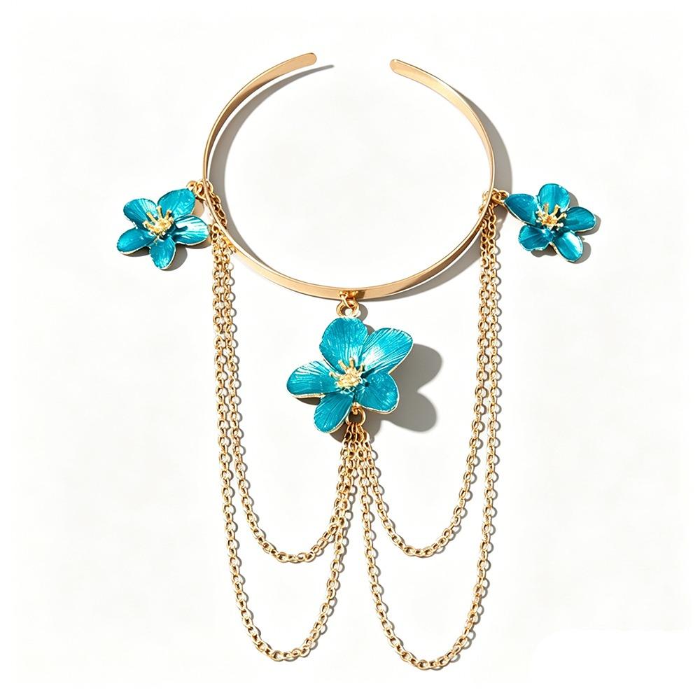 Alloy Material Fringed Arm Ring Punk Style Tassel Arm Ring Stylish Alloy Arm Ring Women