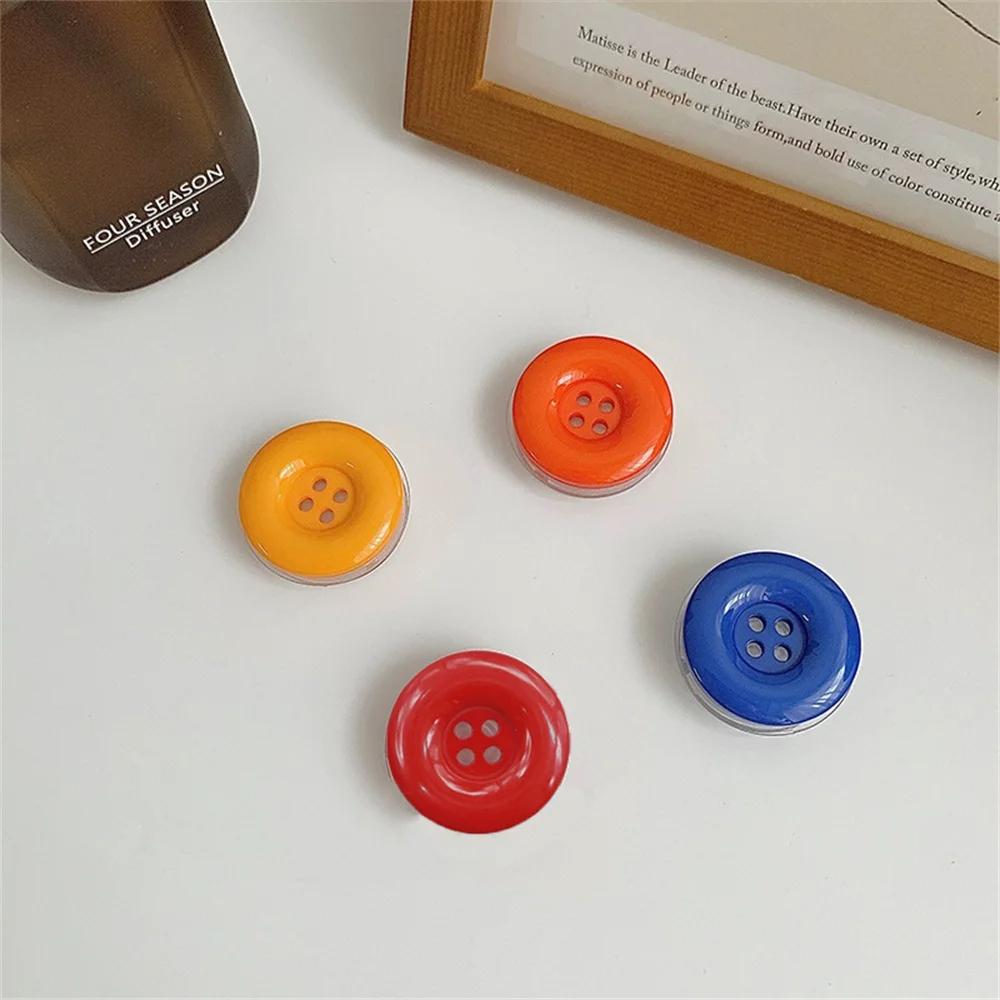 Korean 3D Cute Candy Buttons Bracket Phone Grip Tok Griptok Holder Ring For iPhone 14 Pro Accessories Phone Stand Holder Bracket
