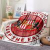 1 Stück Sunderland Association Football Club Gemustert Flanell Decke Geeignet für Alle Jahreszeiten für Heimdekoration Wärme und Komfort Geschenke Feiertagsgeschenk