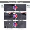 Patio Outdoor Waterproof Curtains Eyelets Insulated Insulated Window Drapes Rod Pocket Tap Top Gazebo Pergola Curtains Windproof