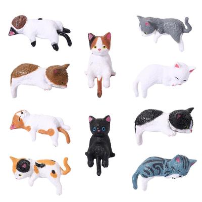 Cat Statue Cute Resin Cat Ornament Dashboard Ornaments for Cars for Trailer RV Truck Automotive Sedan Pickup Bedroom Living Room