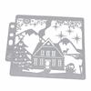 5pcs/set House DIY Layering Stencils Painting Scrapbook Coloring Embossing Album Decorative Template Art Scrapbook