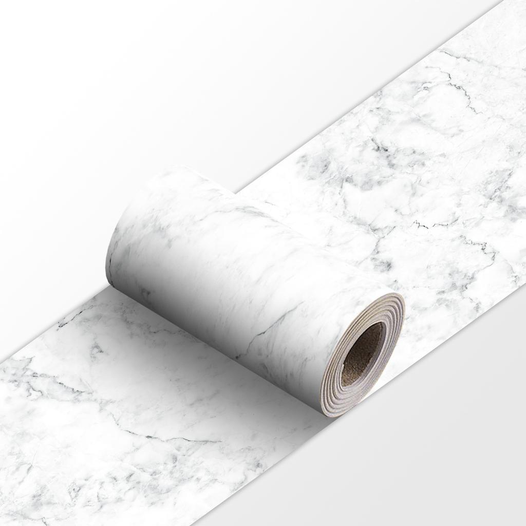 Luxury Marble Skirting Corner Wall Sticker Bathroom Office Glass Waist Line Home Decor Waterproof Floor Waveguide Art Wallpaper