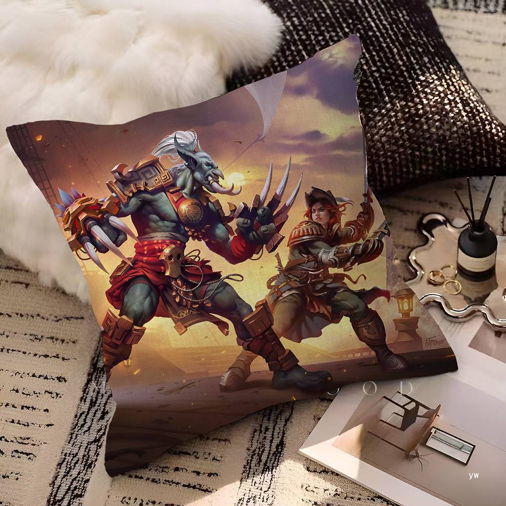 WWorld Of WWarcraft Game Cushion Cover Pillow Cover Decor Pillowcase Printed Cushion Case For Couch