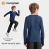 MoodyTiger Kids' Long-Sleeve Athletic UV Protection T-Shirt