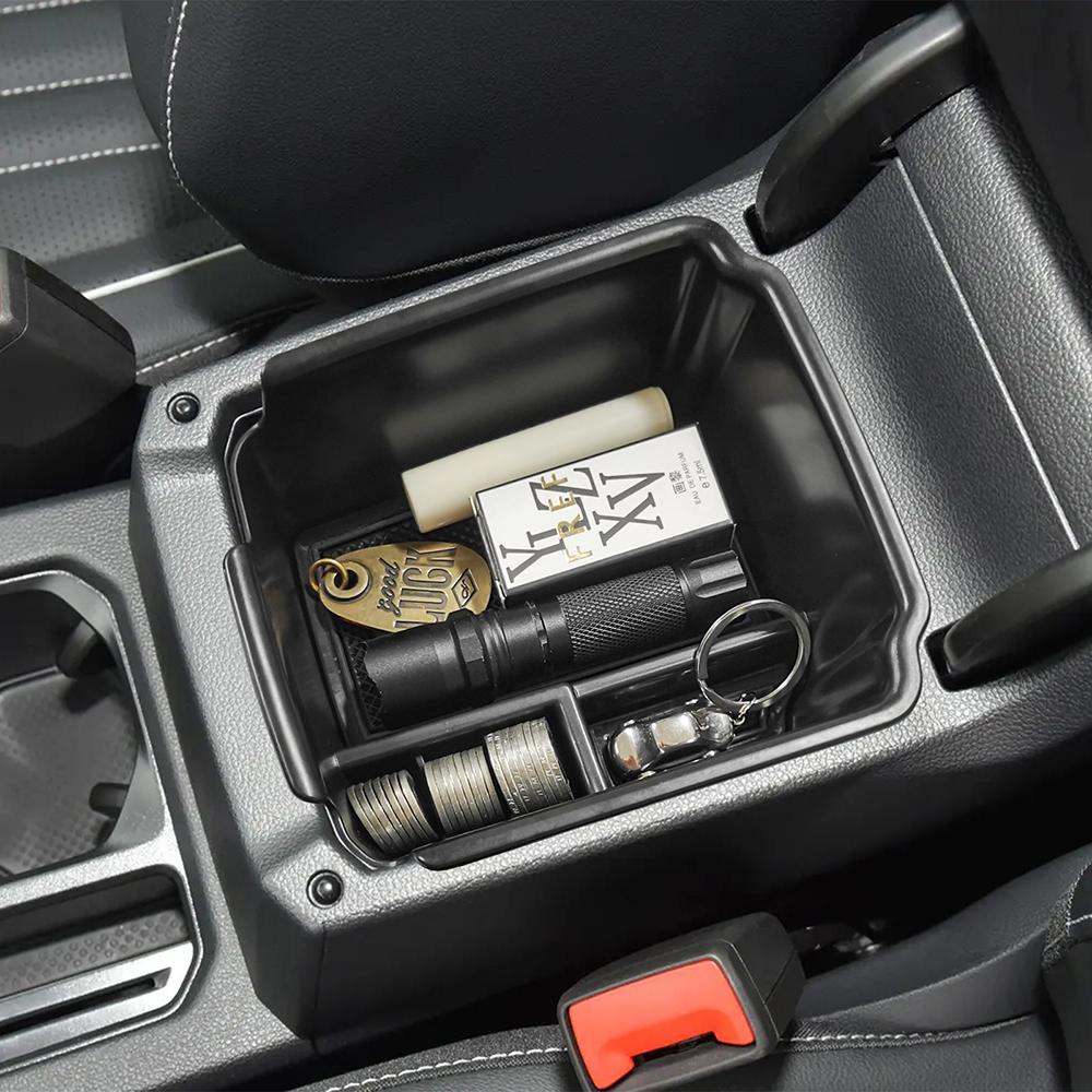 Organizer konsoli środkowej SixthSmoy dla 2018 2019 2020 2025 2025 2025 2025 VW Tiguan Akcesoria do wnętrza samochodu Pudełko do przechowywania podłokietnika