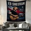 Ed Sheeran Wandteppich Ästhetisches Wandbehang Gedruckter Stoffdecke Dekorative Wandteppiche für Schlafzimmer Wohnzimmer Heimdekoration