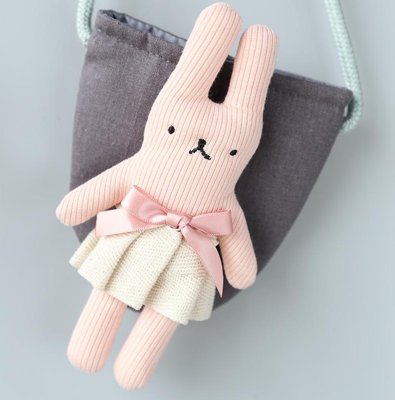 Children Handbag Wallet Girl Bag Coin Purse Kawaii 3D Angle Doll Kid Shoulder Bag Lolita Baby Small