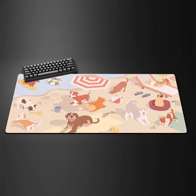 Magic cat Mouse Pad Keyboard Mouse Pad 400*900mm Anime Arcane Mats Gaming Accessories Gamer Carpet Rug Large Desk Mat office