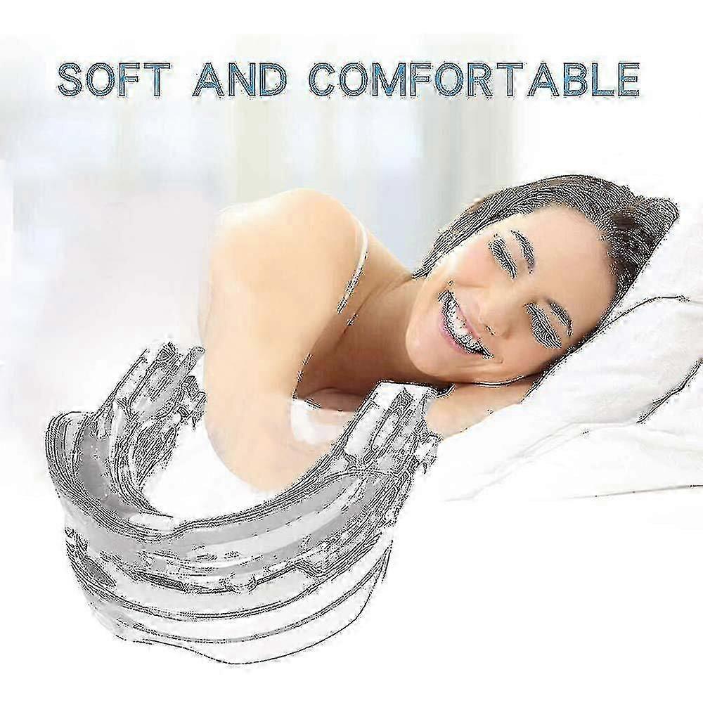 Anti-snore Mouthguard, Adjustable Anti-snoring Mouthpiece, Night Time Teeth Mouthguard Bruxism Sleeping Bite Guard