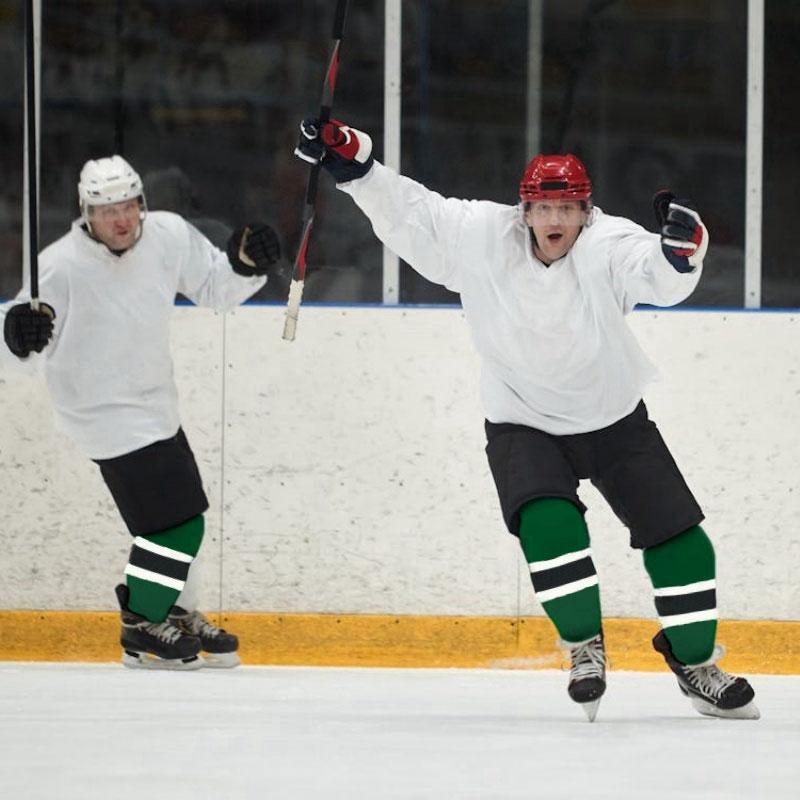 1 par Ishockeystrømper Herresportsokker Ishockey Ull Leggbeskyttere Ishockey Treningssett Voksen Varme Fotbeskyttelse