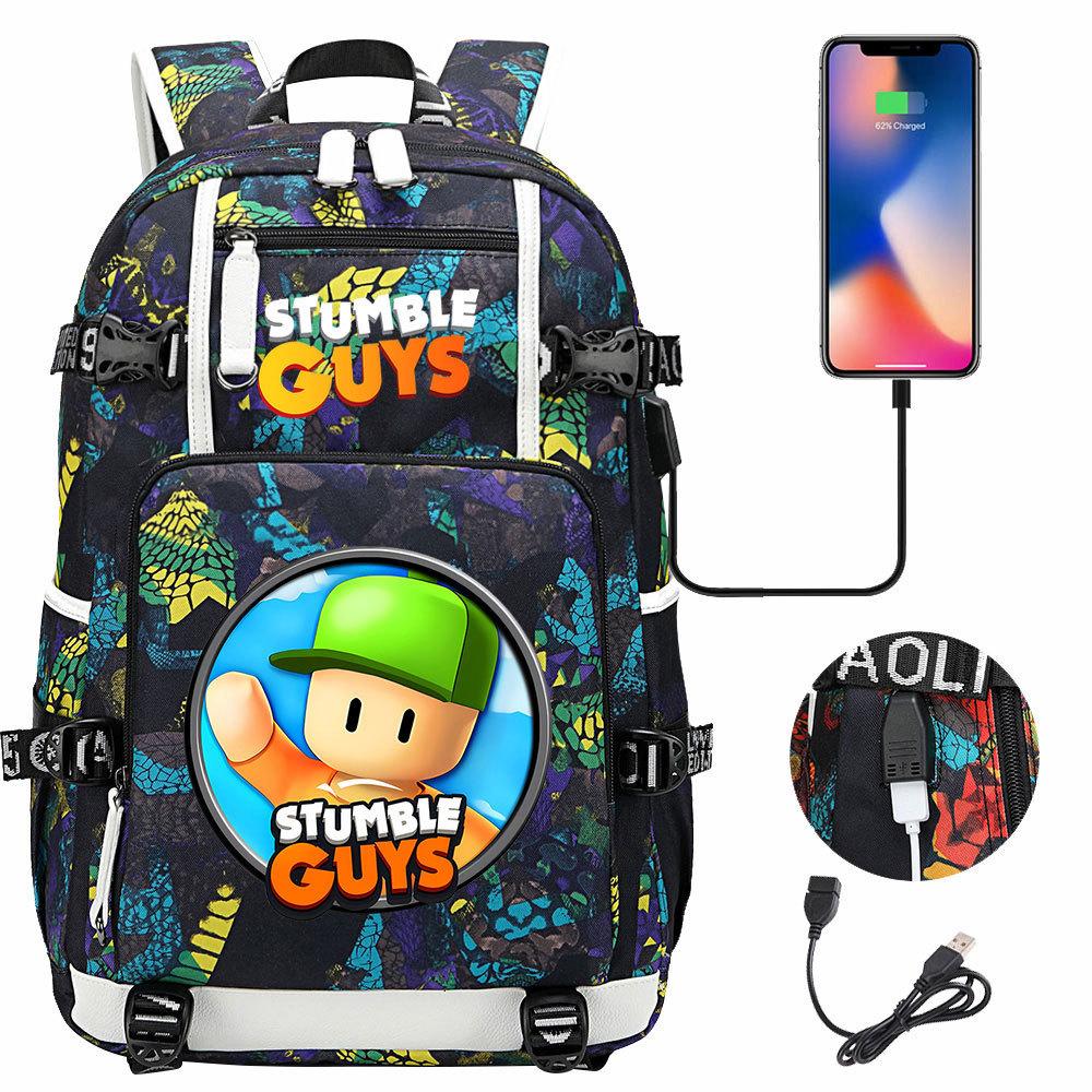 Game Merchandise Collision Party Usb Print Teen Middle School Schoolbag Men and Women Leisure Travel Backpack