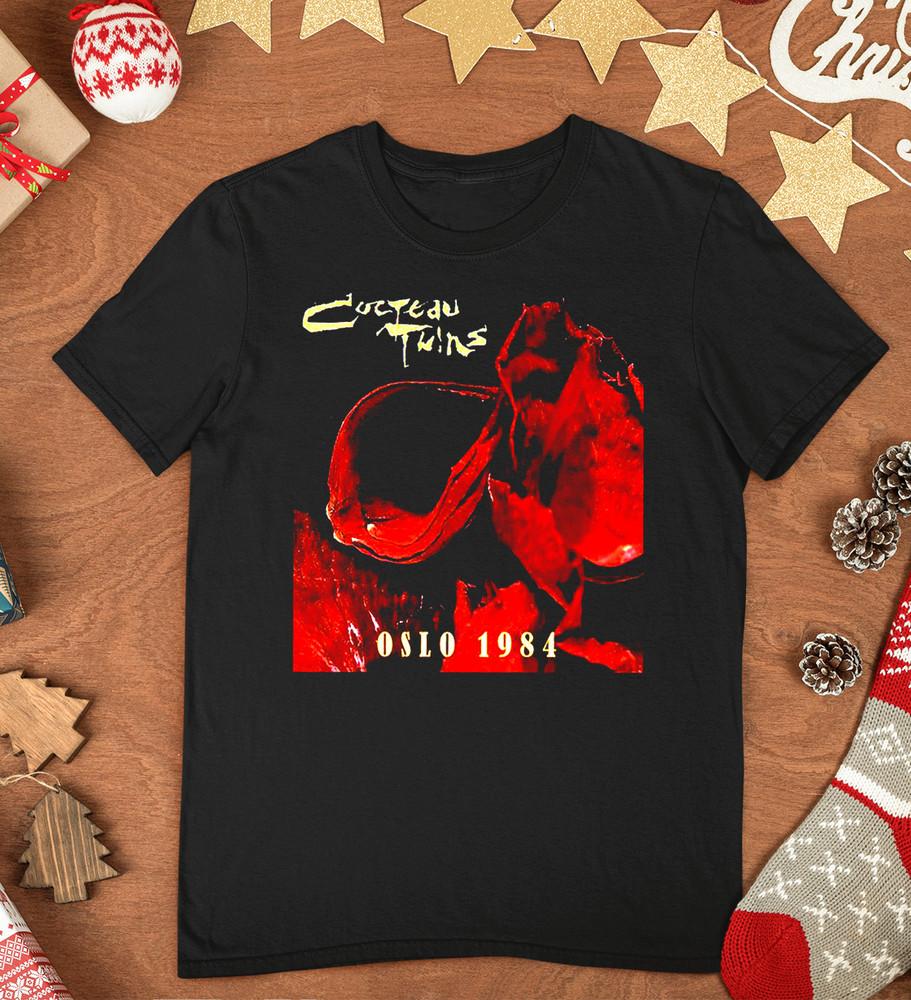 

Vintage COCTEAU TWINS 1984 Short Sleeve Black Men S234XL Tshirt Unisex T-Shirt S
