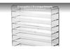 1/64 Wheels Display Case Stand, Dustproof Stationery 8 Layer Model for Toy