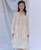 OURO Ruffle Wrap Blouse [ Cream ]