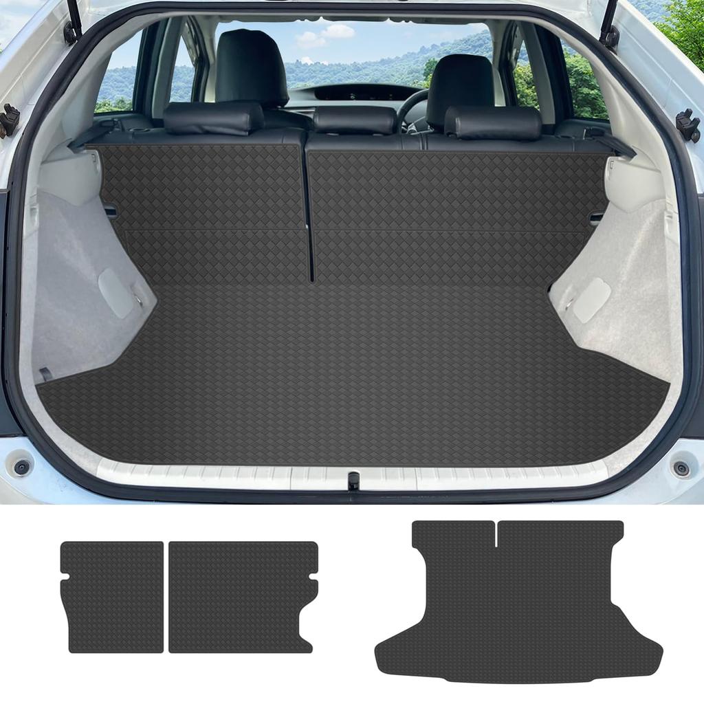 YORKNEIC Toyota Prius Luggage Mat Trunk Seat Back Cargo Back Synthetic Type B (30 Series, 2009-2011), Vehicle-Specific Mat, Cover, Mat, Mat, Leather,