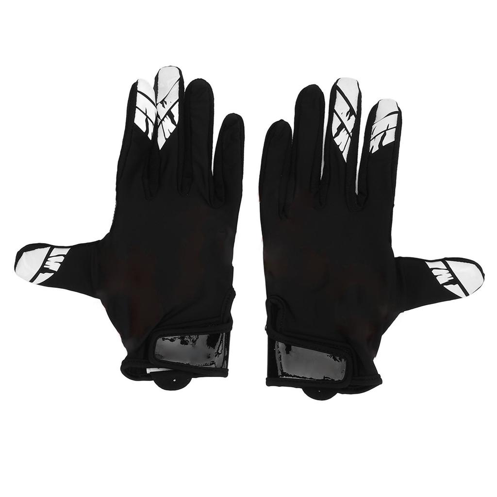 Baseballové rukavice, protiskluzové silikonové, strečové, prodyšné, americké fotbalové rukavice pro sport, velikost XL