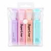 Fluorescent Highlighters: 4 or 6 Colors, Thick Tip, Large Capacity, Quick-Drying for Students and Journals