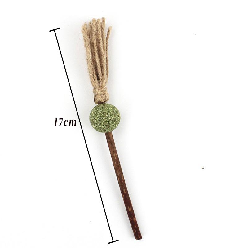 Cat Toys Silvervine Chew Stick Polygonum Kitty Raffia Grass Pet Supplies Cleaning Teeth Stick Pet Bite Hemp Rope Cat Toy