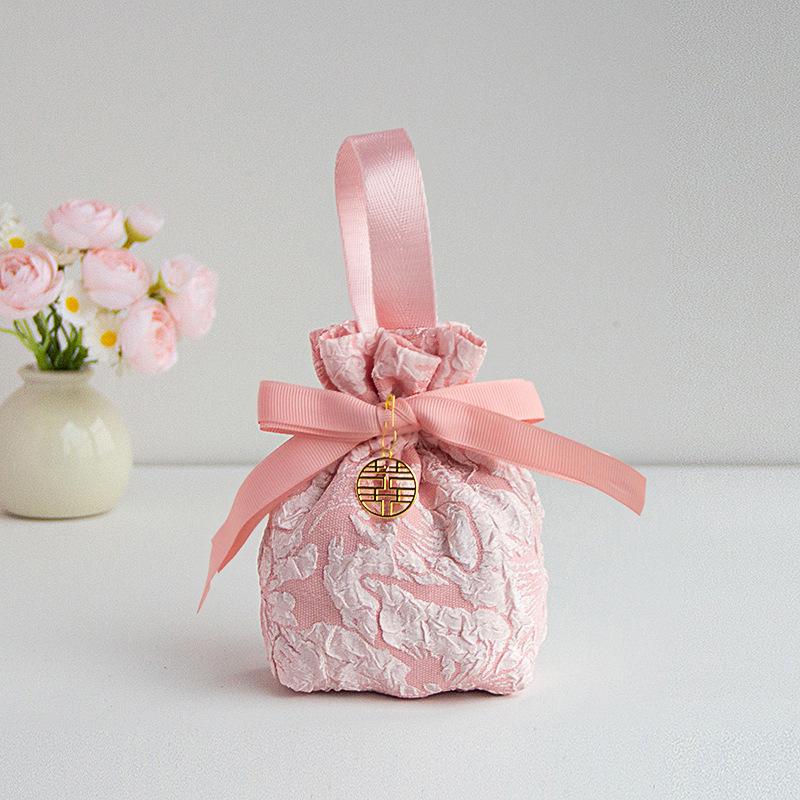 Luxury Chinese Wedding Candy Bags & Handheld Boxes - High-Value Party Favors