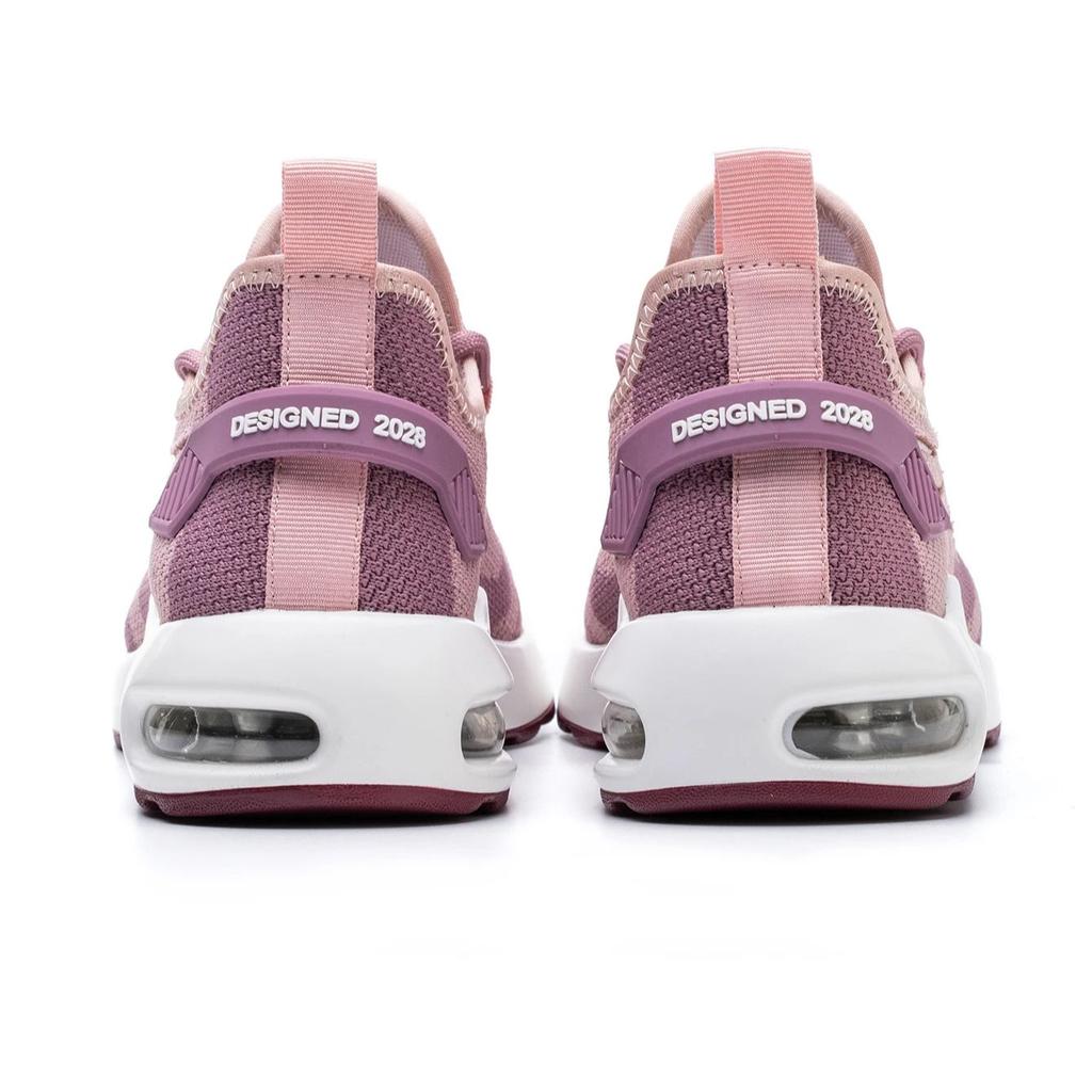 Pink Ladies Steel Toe Safety Shoes Anti Crush Breathable Air Cushioned Women's Work Shoes Fashionable Upgraded Design