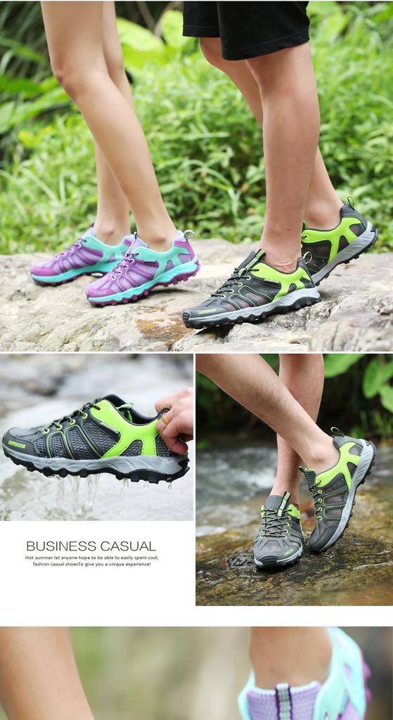Women's Breathable Non-Slip Outdoor Hiking Shoes - Perfect for Summer, Creek Wading, or Casual Trekking