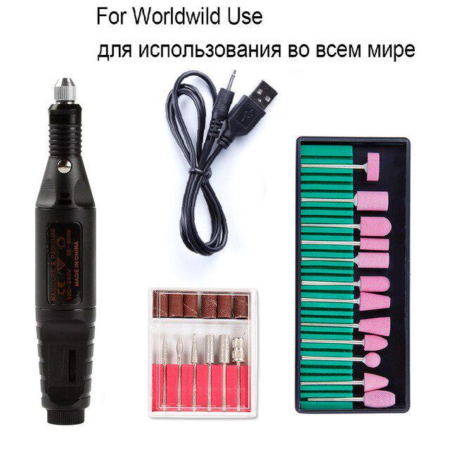 

Электрическая машинка для ногтей Set 3