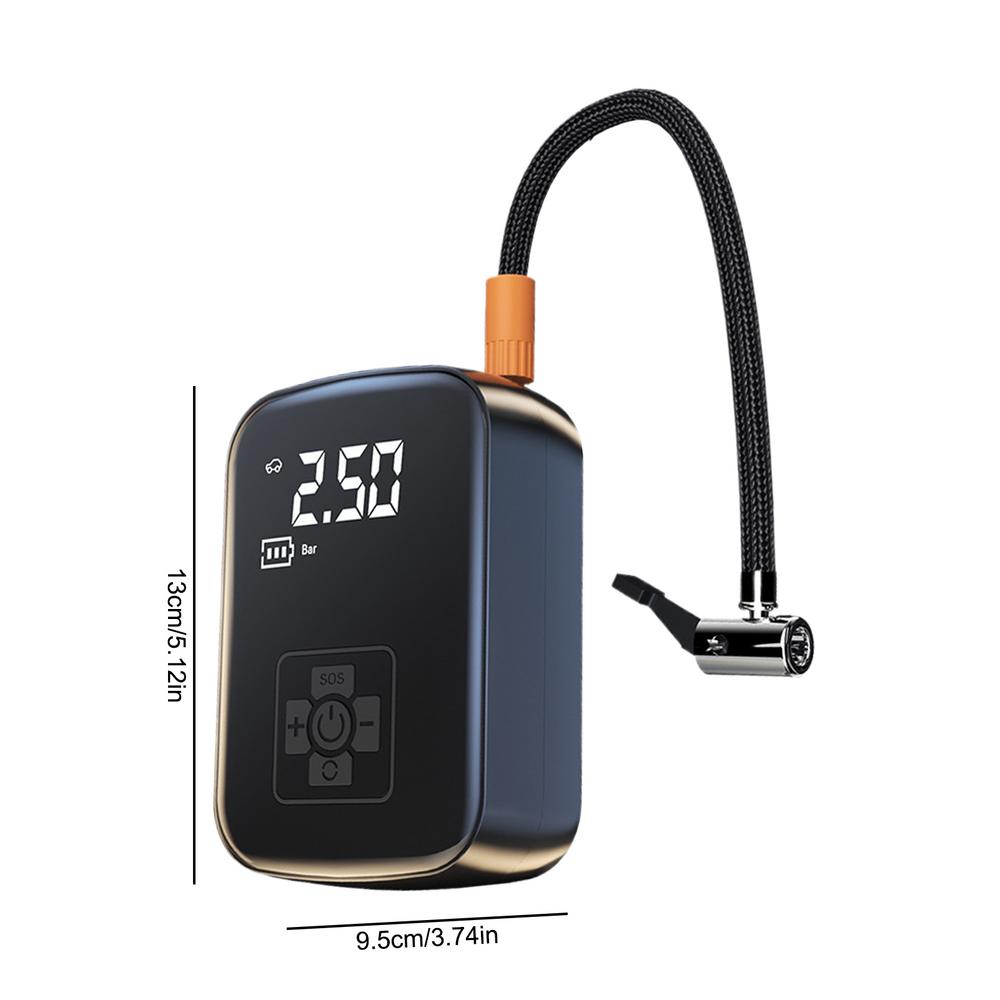 

Беспроводной автомобильный насос для накачивания шин, автомобильный электрический воздушный насос с цифровым экраном, автомобильный электрический воздушный насос, быстрый воздушный насос для автомобильных шин, портативный