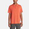 Timberland X Icebreaker Kolaboracja Jednolity Kolor Krótki Rękaw Koszulka Polo Męska topy Pomarańczowy A6J8N-DV2