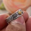 Best Sell Trendy Football Wings Design Retro Thai Silver Unisex Ring Hand Jewellery Accessories For Women Man Gifts