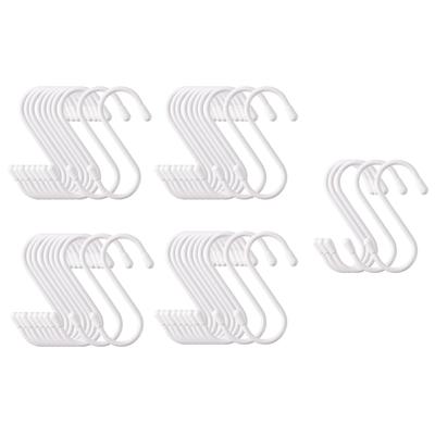 45 Pieces Pieces X 15 for Hanging Small Load Capacity Made In S-Hooks, Small, 100mm, White, (3 Bags), TAKAGI, Items, Organizing, 12kg, White,