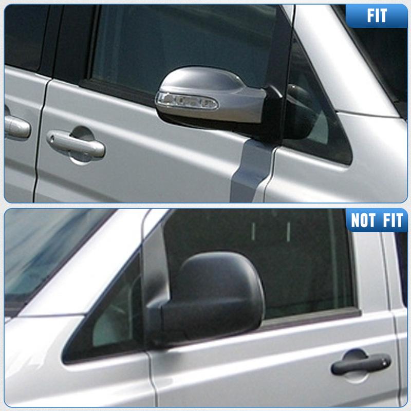 Verwarmd Spiegeldopglas voor Linker/Rechter Deurzijde Achteruitkijkspiegel voor Mercedes-Benz Viano W639 2003 2004 2005 2006 2007 2008-2010