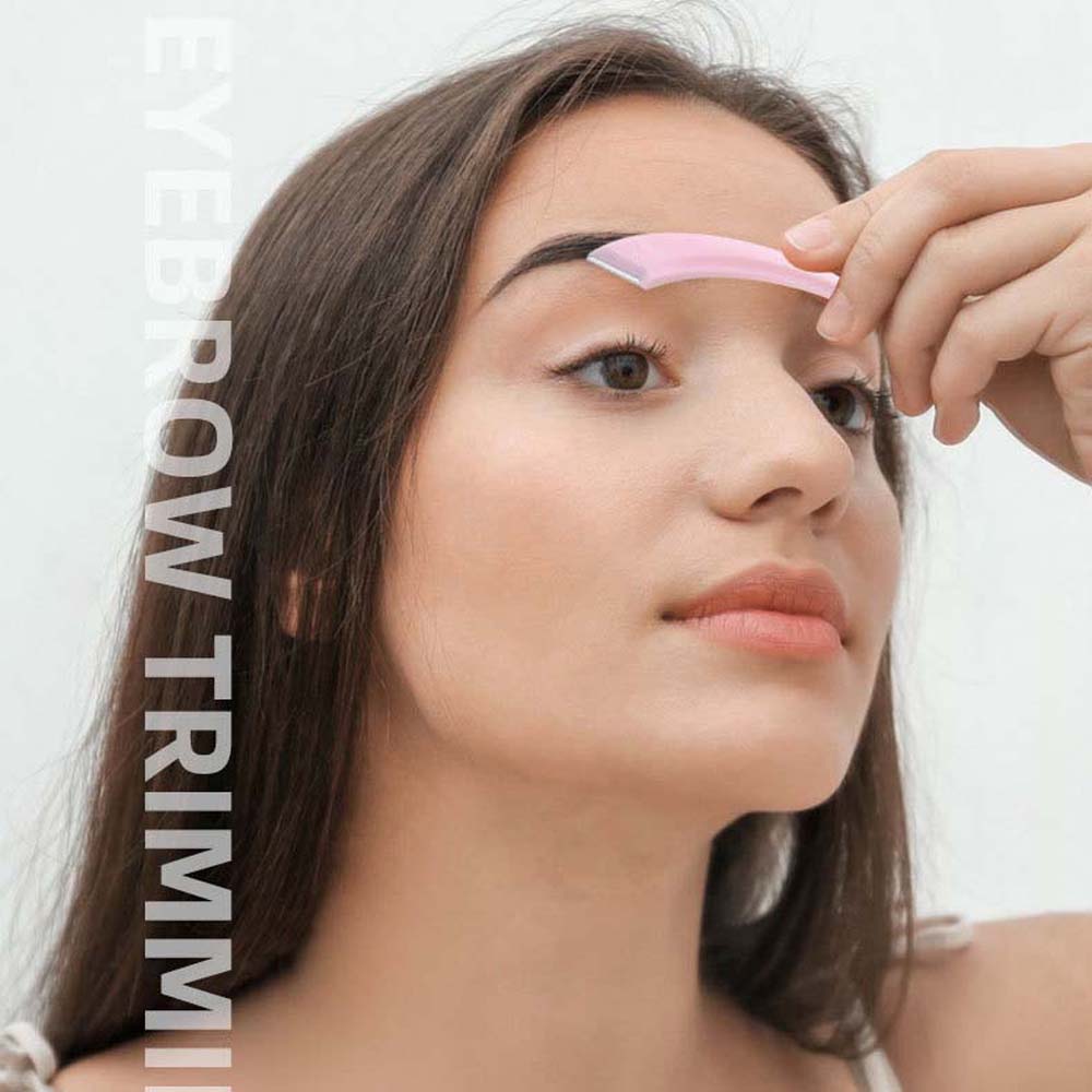 Curved Moon Shaped Curved Eyebrow Trimmer Curved Eyebrow Shaper Shaver  Makeup Beginners
