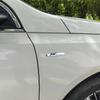 Set of 2 ABT Car Logo Decals for Decorating The Rear Trunk And Sides of Your Vehicle, Featuring a 3D Chrome End