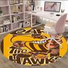 1pc Football Team (21) Print Round Carpet Chair Round Carpet Suitable for Bedroom Living Room Home Decorative Carpet