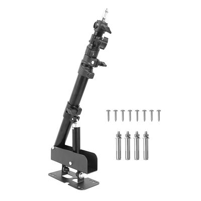 Suport de lumină pentru montare pe perete din metal Braț triunghiular pentru fotografie Lumină stroboscopică Softbox monoluminoasă