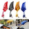 360 Degree Motorcycle Rearview Mirror HD Glass Reversing Auxiliary Mirror  Parking Auxiliary
