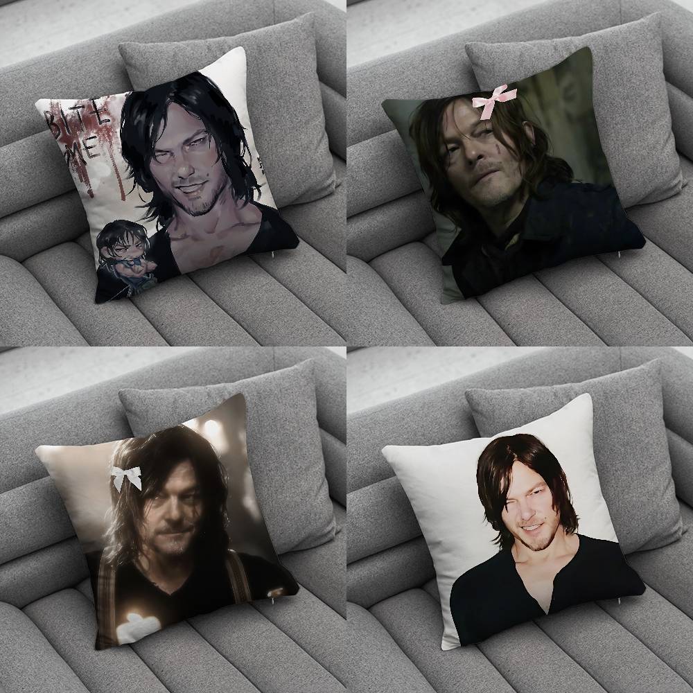 DDaryl Dixon Print Pattern Sofa Cushion Cover Pillowcase Home Party Car Bedding