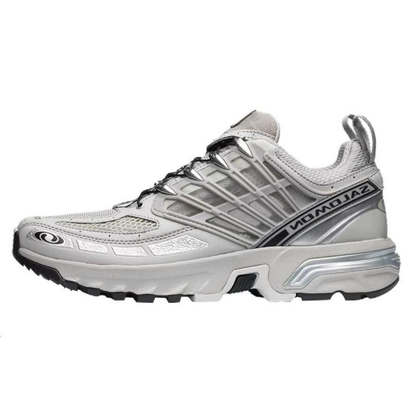 SALOMON ACS Pro Metal Silver Metallic Sneakers 472991