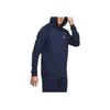 Adidas Solid Color Letter Embroidered Hooded Casual Long Sleeve Sweatshirt Men sweatshirt Navy-Blue HY0972