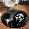 Ghostface (1) Tapis de Bureau Rond Tapis de Sol Décoratif pour Bureau Chambre Salon et Espace Maison