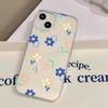 Blue Pink Flower Applies To iPhone17ProMax Mobile Phone Case 17 Apple 16/14 Matte 13 All-inclusive 15
