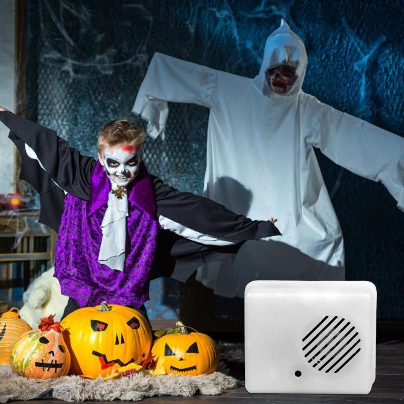 Voice Activated Voice Control Scream Speakers for Haunting House and Halloween Festivities Frightening Party Decoration