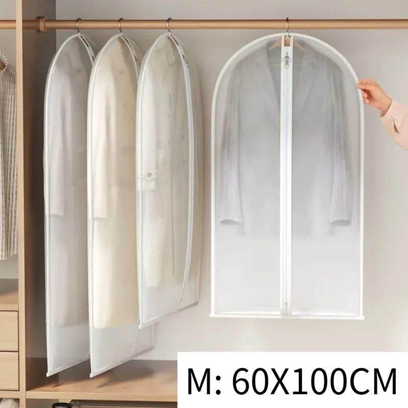 Kleidersack Kleidung Staubschutz für Schrankaufbewahrung Kunststoff Designer Kleiderhüllen Haushalt Mantel Anzug Abdeckung Hängende Kleidersack