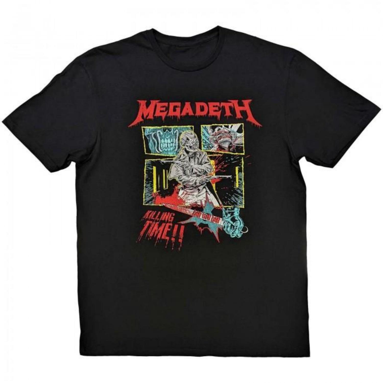 

Megadeth Unisex Adult Killing Time Cotton T-Shirt S